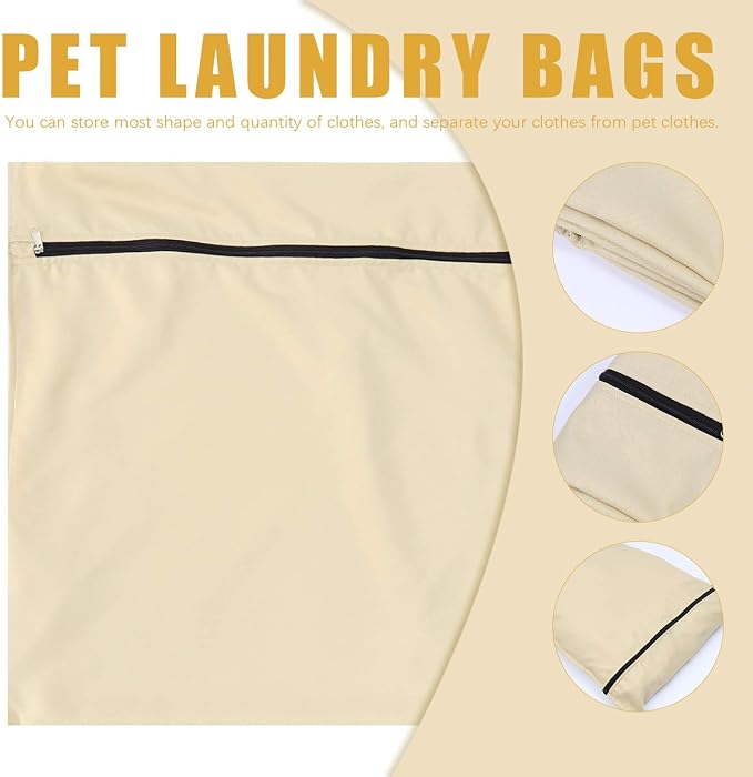 Hemobllo Pet Laundry Bag for Dogs and Cats Extra Large Capacity Washing Bag Prevents Hair from Transferring for Home and Travel Use Lightweight Storage