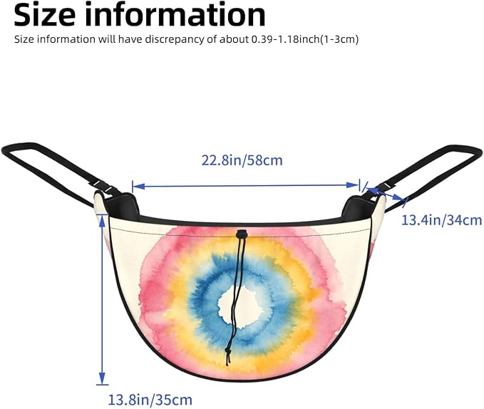 Color Circle Wash Car Seat Organizer-Backseat Storage Bag for Travel | Waterproof Durable. Holds Snacks Gear Essentials. Fits Most Cars.