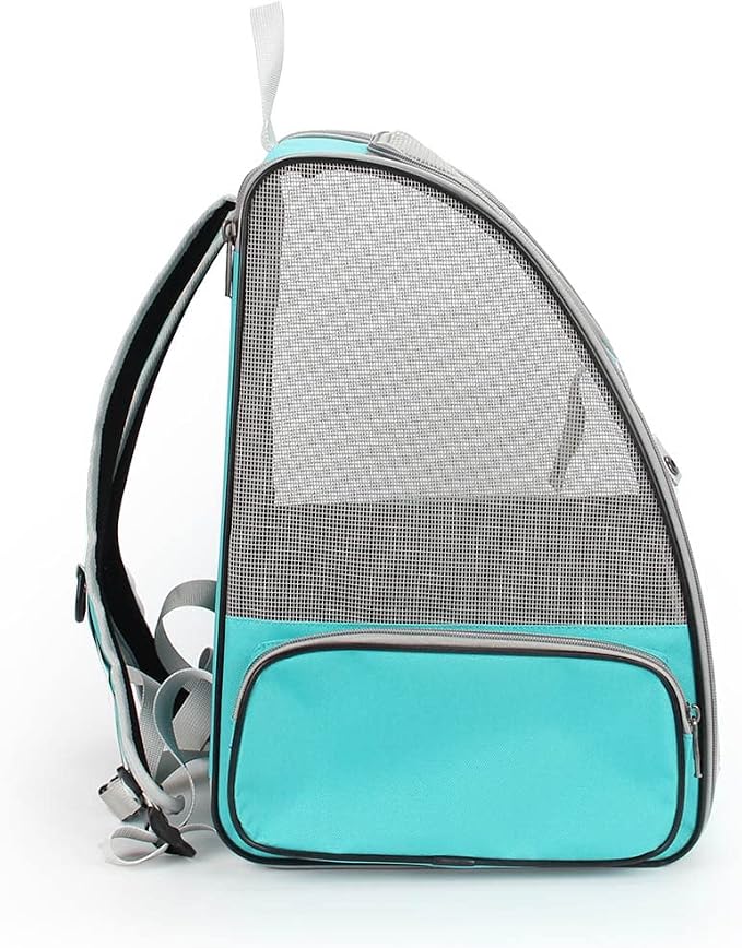 Cat Backpack Carrier, Ideal for Small Animals & Puppies, Airline Approved,Safe for Travel, Hiking, Vet Transport & Outdoor Use Fully Ventilated Design for Ultimate Comfort On-the-Go