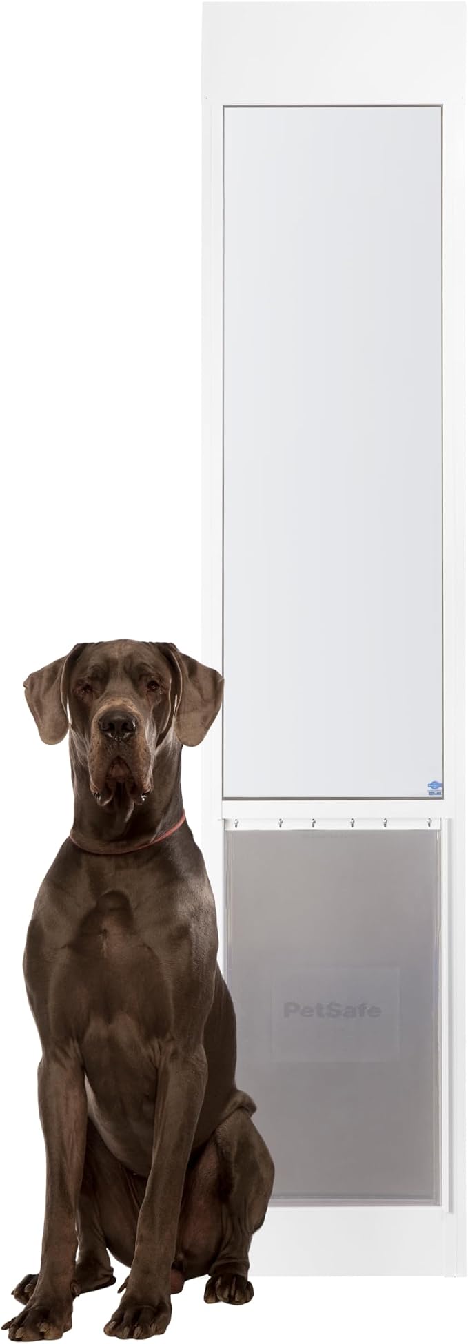 PetSafe Sliding Glass Pet Door, 1 Piece, XL Dogs to 220 lb, White