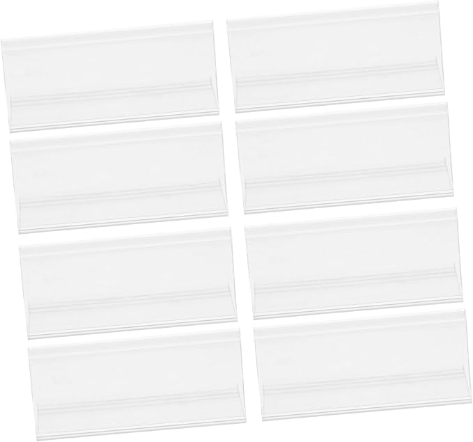 300pcs Pet Label Holders for Wire Racks Classroom Mailbox Display Holder Sign Sticker Organizers