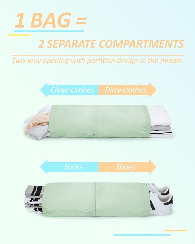 BAGSMART Compression Packing Cubes for Travel Essentials | 14 Set /6 Set /4 Set/2 Set, Lightweight, Durable
