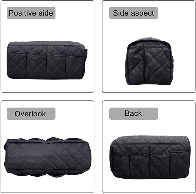 Armchair Caddy for Recliner - Sofa Armrest Organizer with 14 Pockets | Waterproof Remote Control Holder for Recliner, Non-Slip Chair Arm Storage for TV Remote, Phone, Books, Magazine, iPad