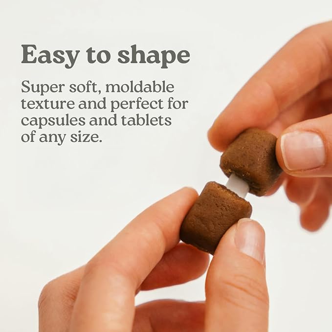 Presidio Earthly Pill Buddy Naturals - PB & Apple Recipe Pill Hiding Treats for Dogs - Make A Perfect Pill Concealing Pocket Or Pouch for Any Size Medication - 30 Servings (Pack of 3)