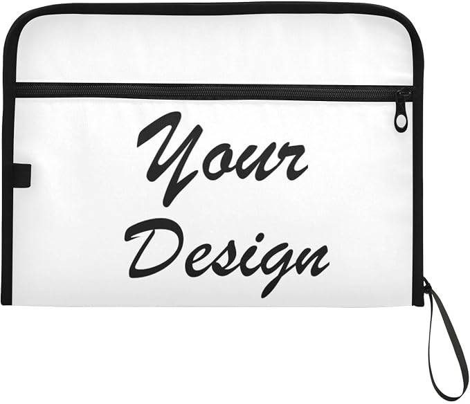 13 Pocket Zipper Expanding File Folder A4 Custom Design | Accordion File Organizer with Front Pouch A4 Letter Size Portable Folders for Documents Receipt School Office Supplies