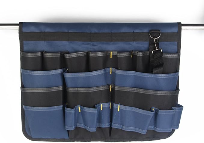PT-N018 MultiPatternal Adjustable Hanging Bag Tool Organizer, Blue