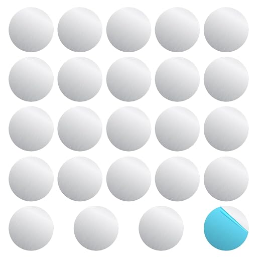 BOXOB 24pcs Adhesive Metal Plates for Magnetic Mounts, 4x4cm/1.57X1.57in Round Iron Strips with Adhesive Backing for Magnets on Non-Steel Vents