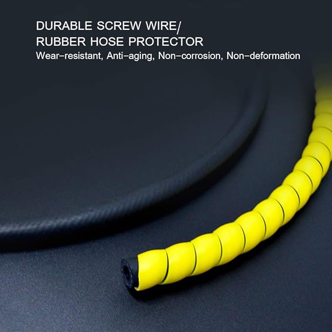 Dog and Cat Cord Protector 32.8ft Wire Protector Sleeve Covers for Cord Protects Your Pets from Chewing Through Insulated Cables 5 PCS/Pack 32.8ft in Total 10mm Width by FUNZON