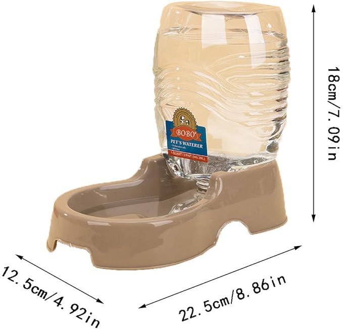 Pet Water Fountain Automatic Waterer Dish Bowl Feeder Dispenser for Cat Dog