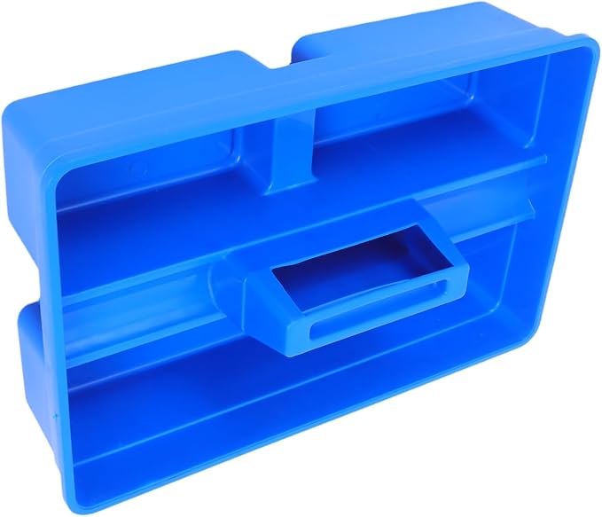 NUOBESTY Multifunctional Tool Box Portable Plastic Organizer Case Divided Sections Handle Storage Tote for Veterinary Use