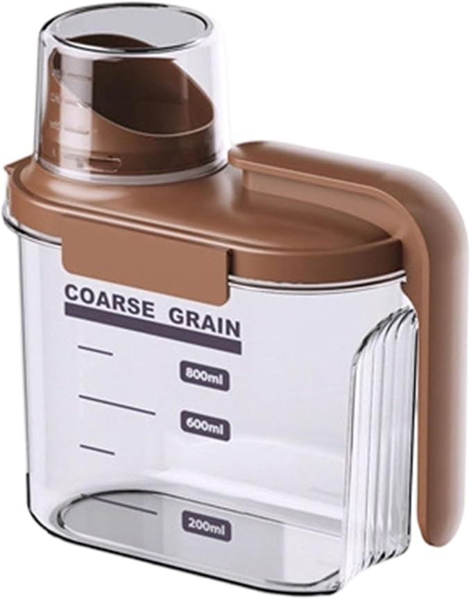 Sanitary Pet Bin with Sealed Cover and Break Design Good for Busy Households Portable Pet Food Carrier