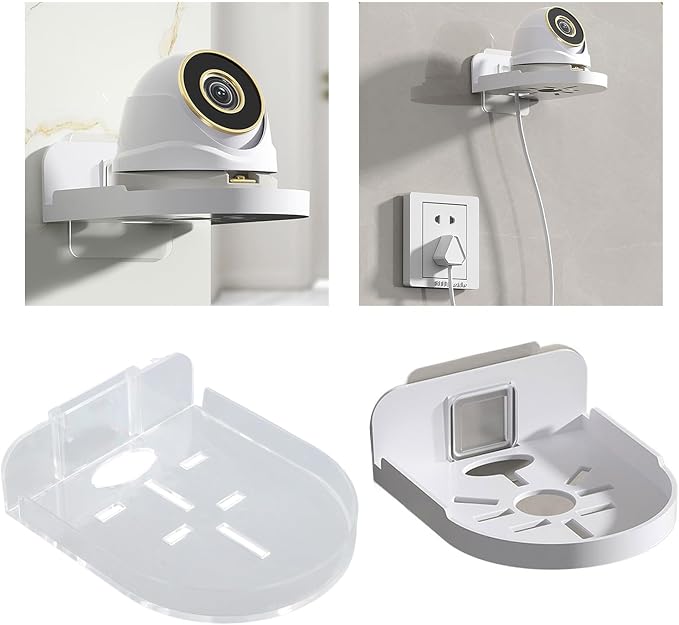 Adhesive Wall Mount Surveillances Camera Stand Household Shelf Security Cameras Bracket Holder for Home Surveillances Holder