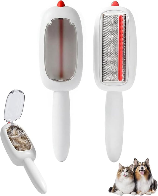 2PCS Pet Hair Remover Lint Roller Reusable Brush, Cat Dog Hair Removal Tool for Clothes