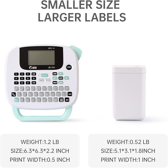 NIIMBOT D101 Label Maker with Tape for Office Home School Organization | Portable Wireless Connection with Multiple Templates, Available for Phone, Easy to Use, USB Rechargeable
