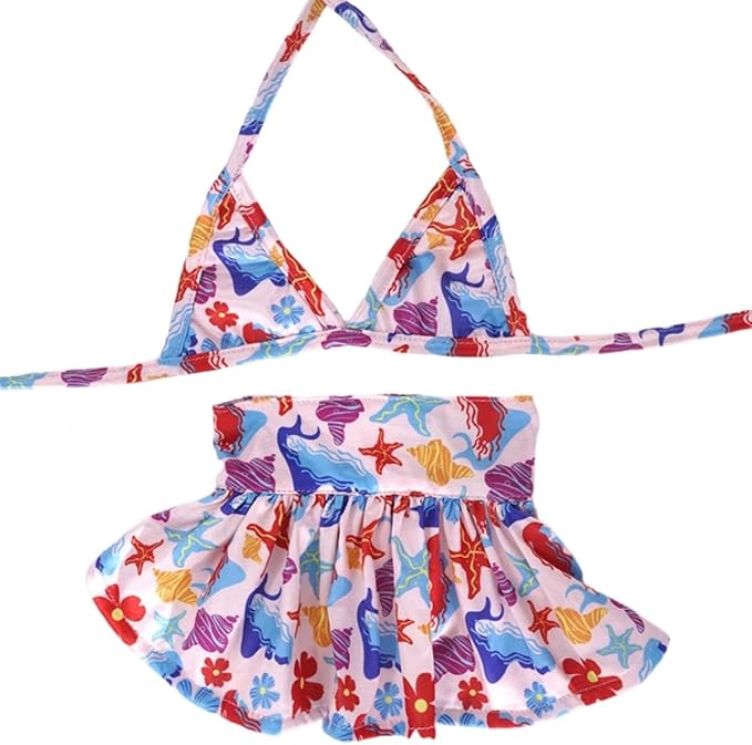 Generic Dog Bikini Swimsuit Puppy Beach Dress Summer Dog Clothes Female Girl Adjustable Pet Skirt Outfit Lightweight Puppy Vest Shirts Cat Apparel Dog Bathing Suit for Small Medium Dog, X-Large