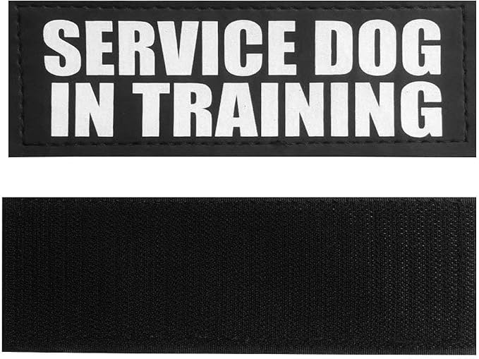 Fairwin Dog Patches, Reflective and Removable Dog Tags for Service Vest Dog Harness