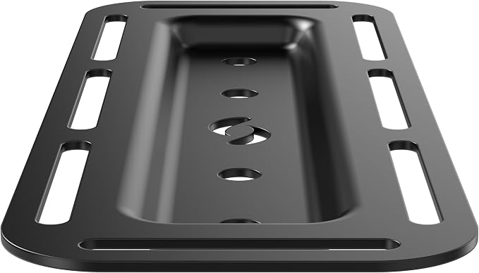 HumanCentric Universal Small Mounting Bracket for Small Devices | Fits Modems, Power Blocks, Mount on Wall or Under Desk, Vertically or Horizontally