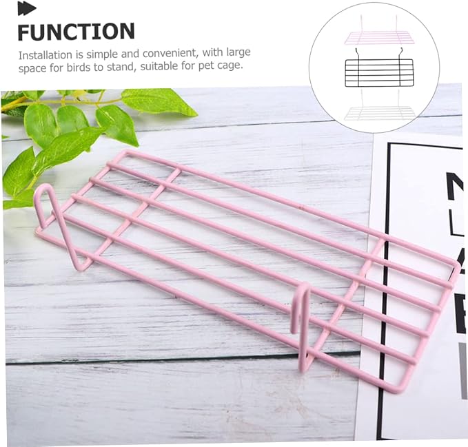 3pcs Parakeet Wall-Mounted Bird Platform Perch Stand for Pets Multifunctional Display and Play Area