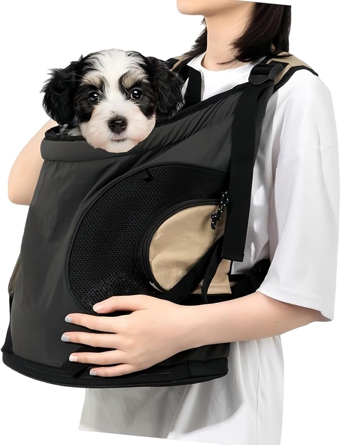 Travel Pet Carriers Bag with Adjustable Strap Breathable Chest Bag for Daily Walking Cats Small Dog Front Carrying Bags