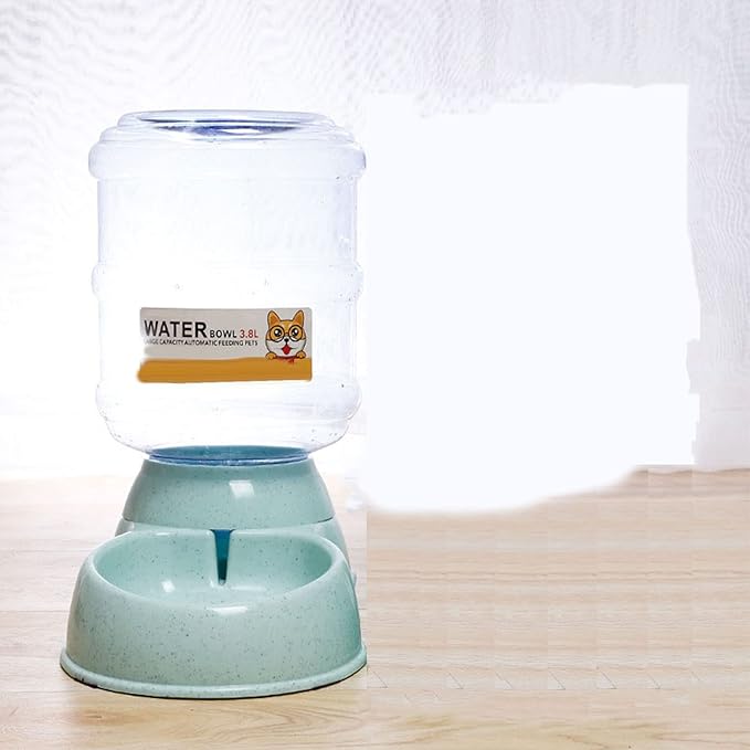Haofy Automatic Pet Water Dispenser 3.8L Large Capacity Non Leak Gravity Water Bowl with Detachable Design Non Slip Base for Dogs Cats Ideal for Home Travel Crate Multi Pet Households (for