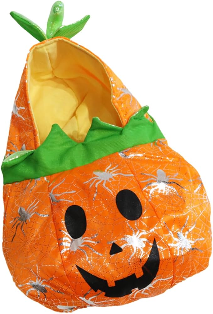 Toddmomy Halloween Pumpkin Dog Costume for Cats and Dogs Adorable Wear-Resistant Pet Apparel for Halloween Parties Comfortable and Breathable Design Easy to Reusable Outfit