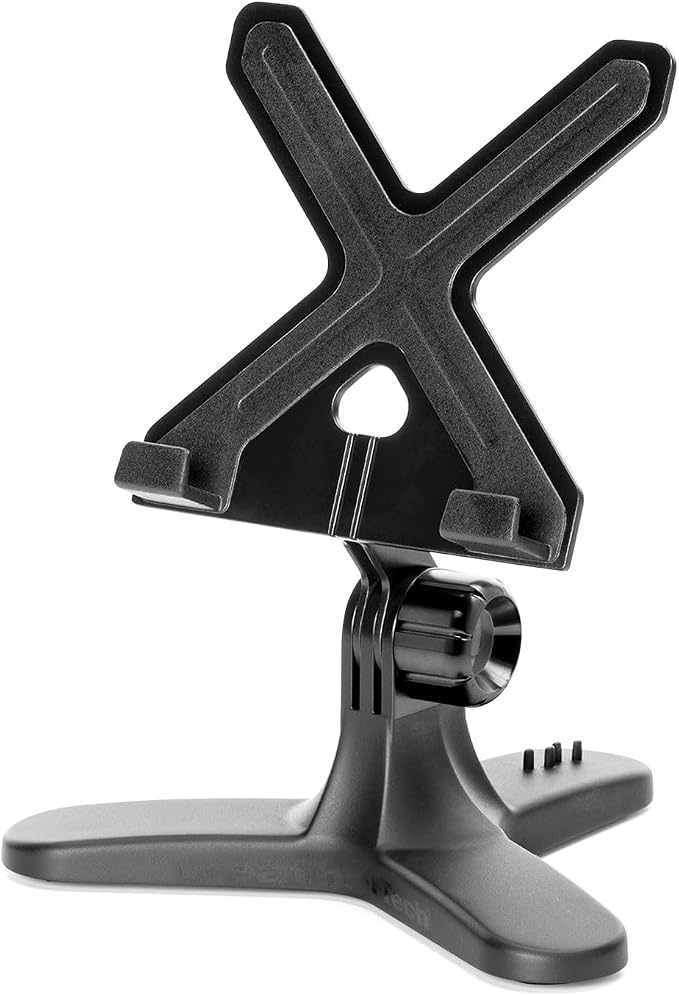 WeatherTech TabletHolder with Black Billet Knobs - Tablet Holder for Desktop, Tabletop or Kitchen Counter Top Non Slip Multi Surface Holder