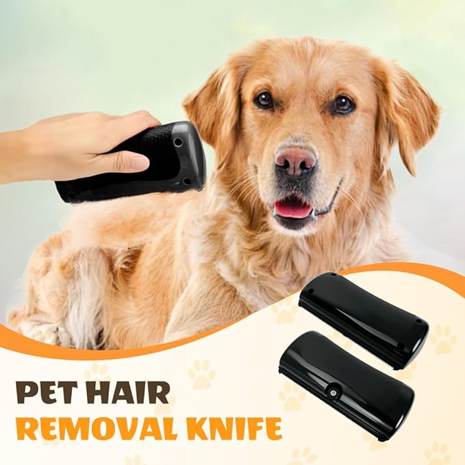 Tails Deshedding Brush,2025 New Pet Hair Remover Comb for Shedding,Grooming Brush for Dogs and Cats,Pet Long and Short Hair Removal Tool (Black/1pcs)