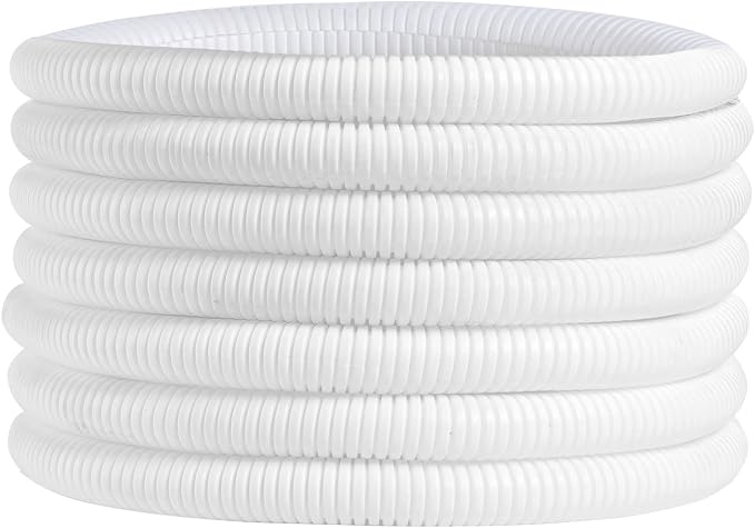 30ft Dog Cat Cord Protector Electric Wires Covers Wire Loom Tubing Protect Wires from Rabbits, Cats and Other Pets White