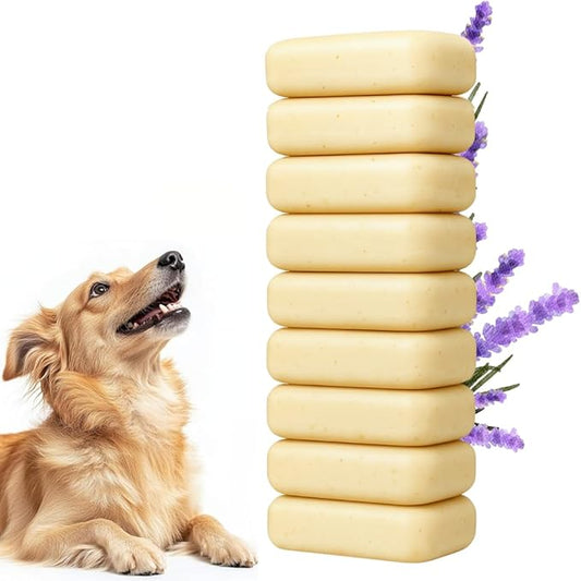 Kelebs Dog Shampoo | Allergies and itching | Dog Shampoo for Sensitive Skin | All Natural Dog Soap Bar with Lavender Oil & Oatmeal | Puppy Shampoo | No Plastic Vegan | 9 - Value Pack