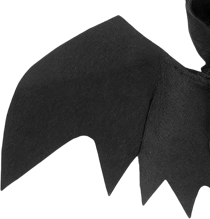 Bat Costume for Cats with Hat, Cute Realistic Felt Dress Up Accessories | Festival Dog Apparel Party Props for Holiday Party Celebration Cosplay Walking Daily Wear
