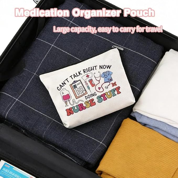 Nurse Stuff for Women Bag Nursing Pocket Pouch Nurse Accessories for Work Bag Nursing School Essentials for Girls Small Pencil Pouch for Nurses Day Appreciation Week Birthday Graduation Gift Bags Idea
