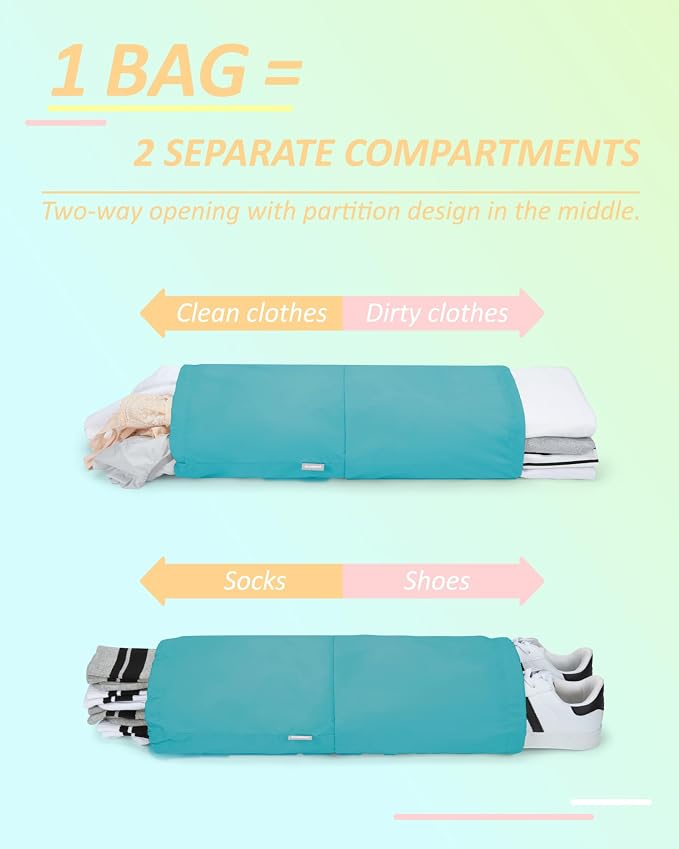 BAGSMART Compression Packing Cubes for Travel Essentials | 14 Set /6 Set /4 Set/2 Set, Lightweight, Durable