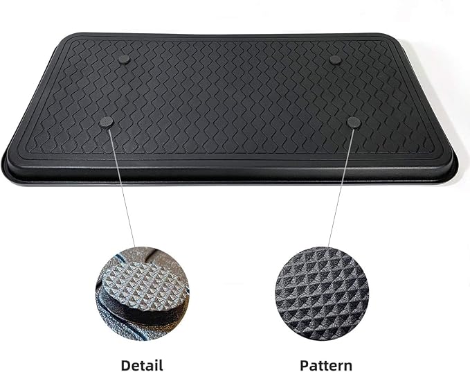Finorder Multi-Purpose Boot Trays, 2 Pack, 30" x 15" x 1.2", Black | All Weather Heavy Duty Shoe Trays & Mat for entryway, Indoor and Outdoor, Waterproof Pet Feeding Mat