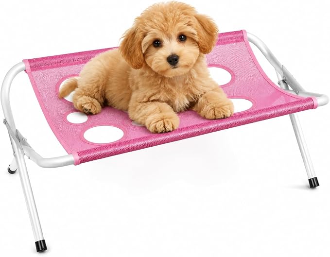 Foldable Pet Bathing Stand, Portable Dog Shower Grooming Rack | Foldable Pet Bathing Stand Provides Stable Support for Dogs During Bath Time, 44 LBS Weight Capacity, Grooming Hammock