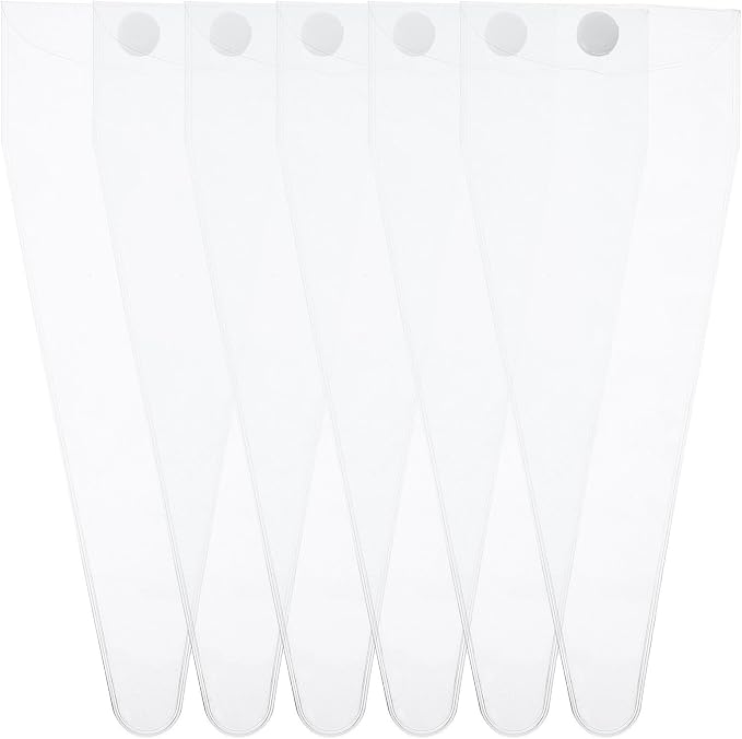 6pcs Pet Scissors Storage Pouch with Snap Button Closure Pvc Portable | Compact Grooming Tool Organizer, Sleek Trendy Style, for Comb and Trimmer
