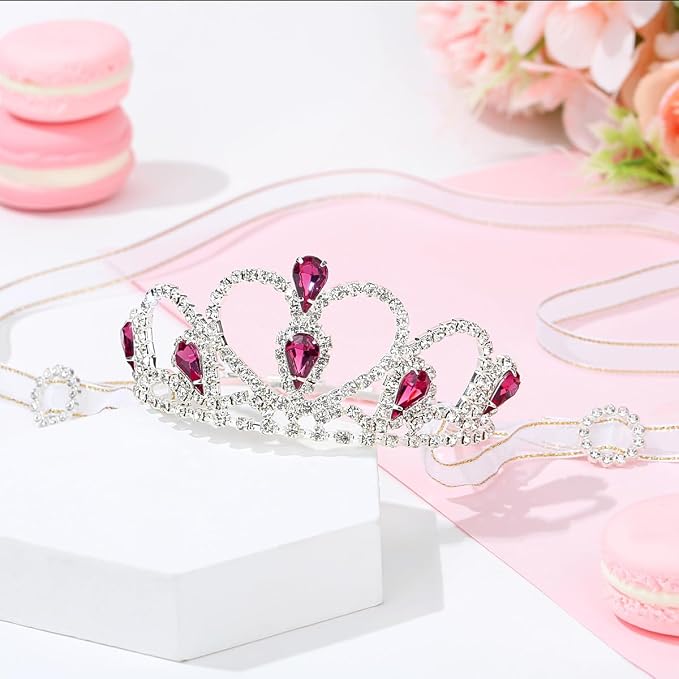 Lovelyshop Princess Pet Tiara Crown for Cats & Dogs, M, Purple
