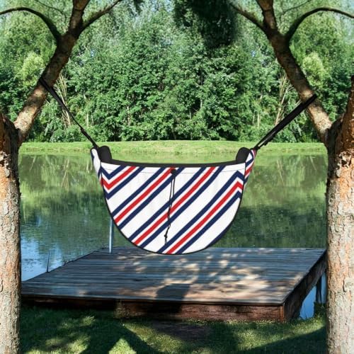 Diagonal Stripe Art Car Seat Organizer-Backseat Storage Bag for Travel | Waterproof Durable. Holds Snacks Gear Essentials. Fits Most Cars.