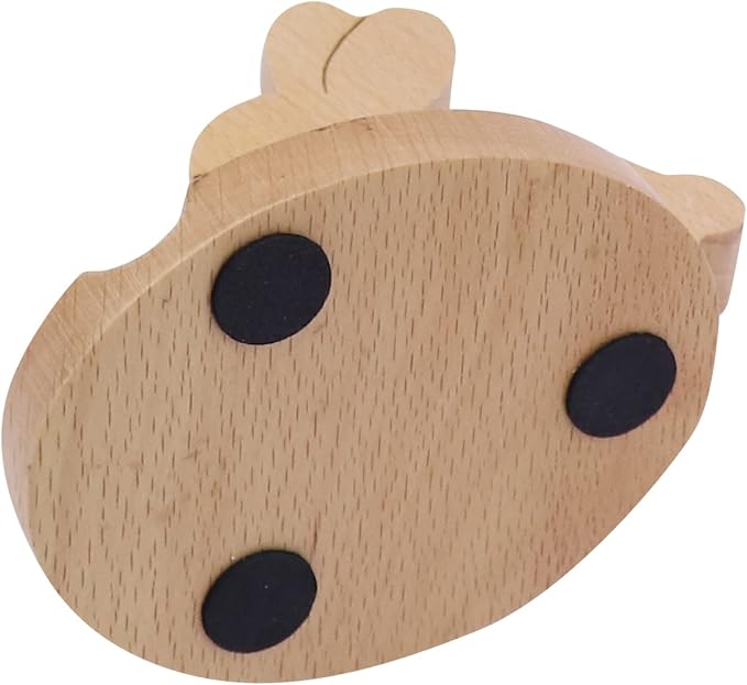Cute Bunny Cellphone Stand Holder Wooden Smartphone Desk Holder for All Mobile Phones Animal Phone Stand Desk Ornament