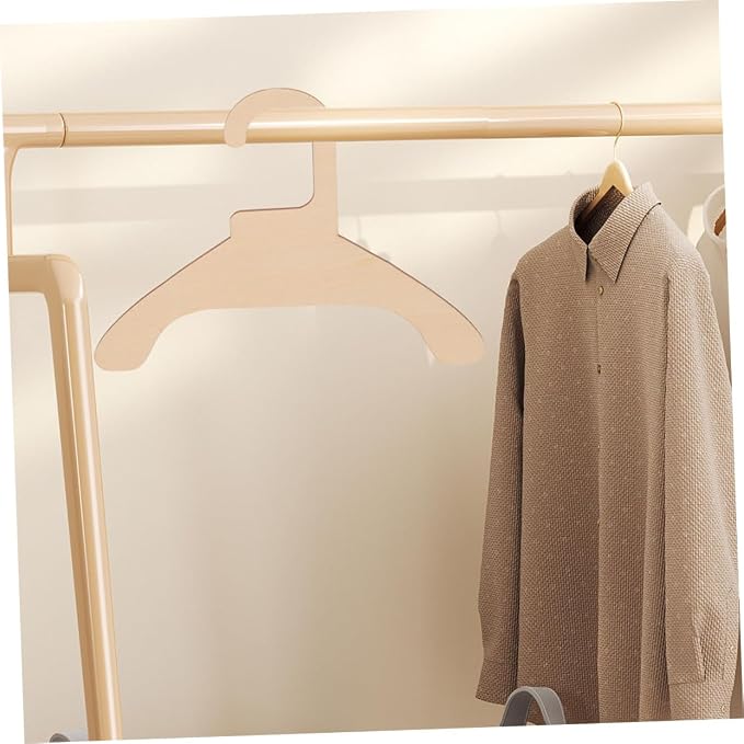 BESPORTBLE 5pcs Wooden Pet Clothing Hanger Rack for Dog and Cat Apparel Pet Pants Organizer for Easy Hanging for Home Travel and Storage