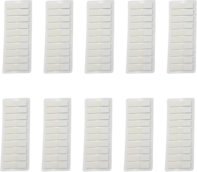 120 Counts White Clear PET Label Writable PET Page Marker Bookmarks Adhesive Notes 44x11MM Labelling Sticker for Binder Reading Notes Organizers