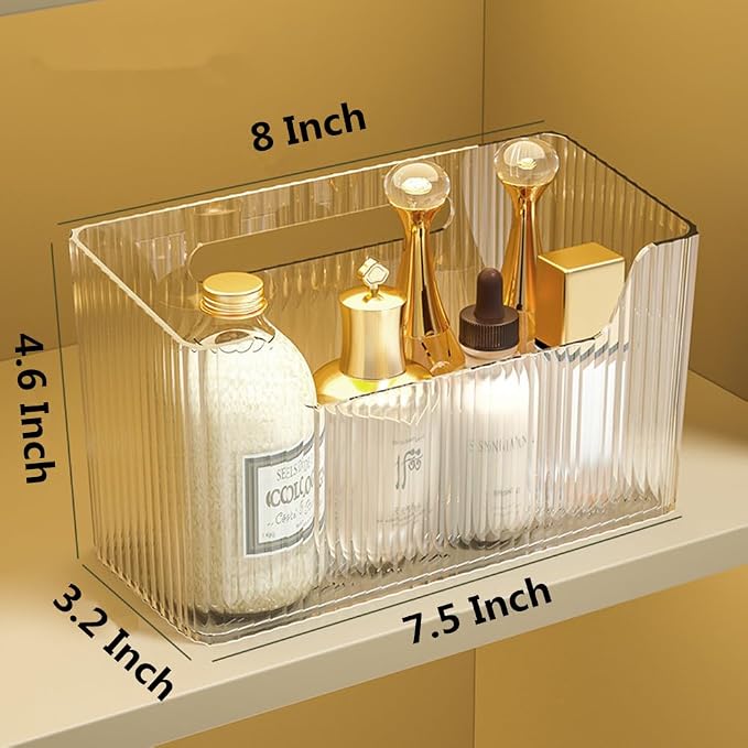 2 Pack Adhesive Cabinet Door Organizer, Storage Bins Lid Organizer Cabinet Wall Mount Pantry Door Caddy Containers for Kitchen Bathroom Countertops