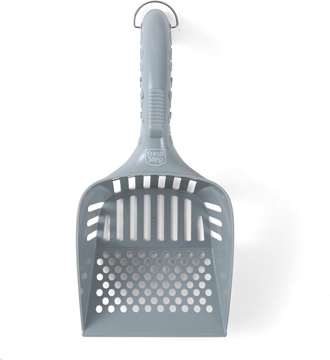Fresh Step All-in-One Cat Litter Scoop with Ergonomic Handle, One Size | Deep shovel design, ergonomic handle grip, Kitty Litter Scooper for fast and easy daily scooping