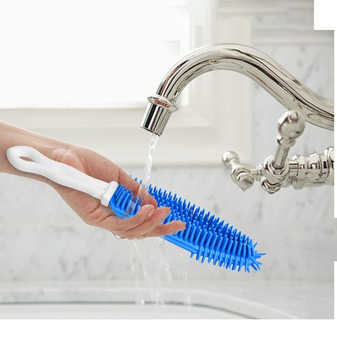 3 Pieces Pet Hair Remover - Car & Auto Detailing Brush, Lint Remover for Dogs Cats, Rubber Massage Brushes for Furniture, Car Interiors, Carpet