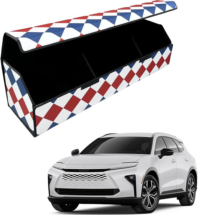 Car Trunk Organizer for For Toyota Crown Signia - Custom Fit,Large Space Outdoor Trunk Organizer with Leather,Hook and Loop Fastener,4-Layer Cover,For Toyota Crown Signia 2025