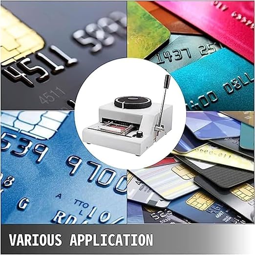 Manual Dog Tag Embosser Machine - 72 Coded Characters, 30 Aluminum Tags Included, Perfect for Custom Pet ID Tags & PVC Card Embossing, User-Friendly Design