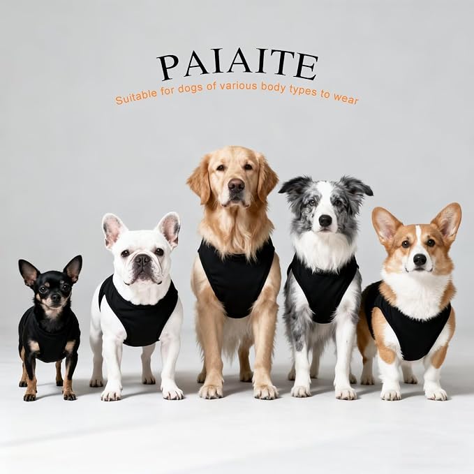 Discover Cozy Cotton Canine Wear: Breathable Soft, and Lightweight Dog Shirt Vest with Eye-Catching Graphics(GOD GOT ME), Keeping Your Furry Friend Warm and Comfy! Black S
