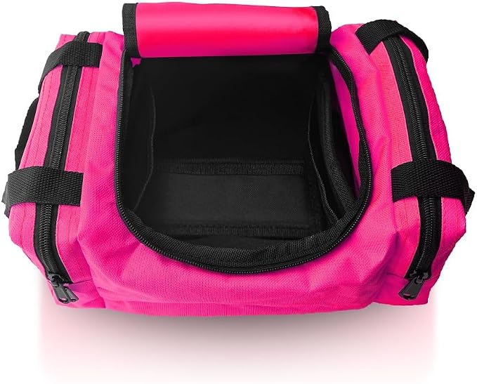 ASA TECHMED First Aid Responder EMS Emergency Medical Trauma Bag EMT, Fire Fighter, Police Officer, Paramedics, Nurse, Pink