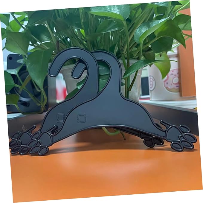 10pcs Dog Clothing Hangers Pet Clothes Organizers for Dogs and Cats for Hanging Pet Costumes and Apparel Smooth Non-Skid Design
