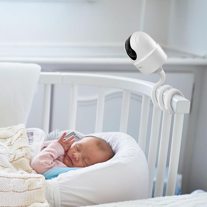 HOLACA Camera Flexible Twist Mount for Imou 2K WiFi Security Camera Indoor Pet Dog Baby Camera and Other Standard 1/4 Threaded Hole Cameras for Crib Nursery Pillars