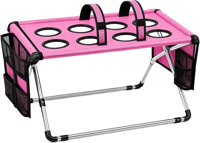 Foldable Dog Grooming Table, Pet Hammock with Stand for Small Dogs & Cats
